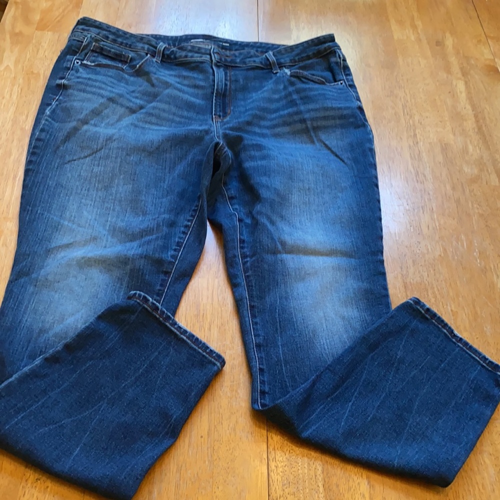 Old Navy pop icon skinny denim jeans size 16 nice